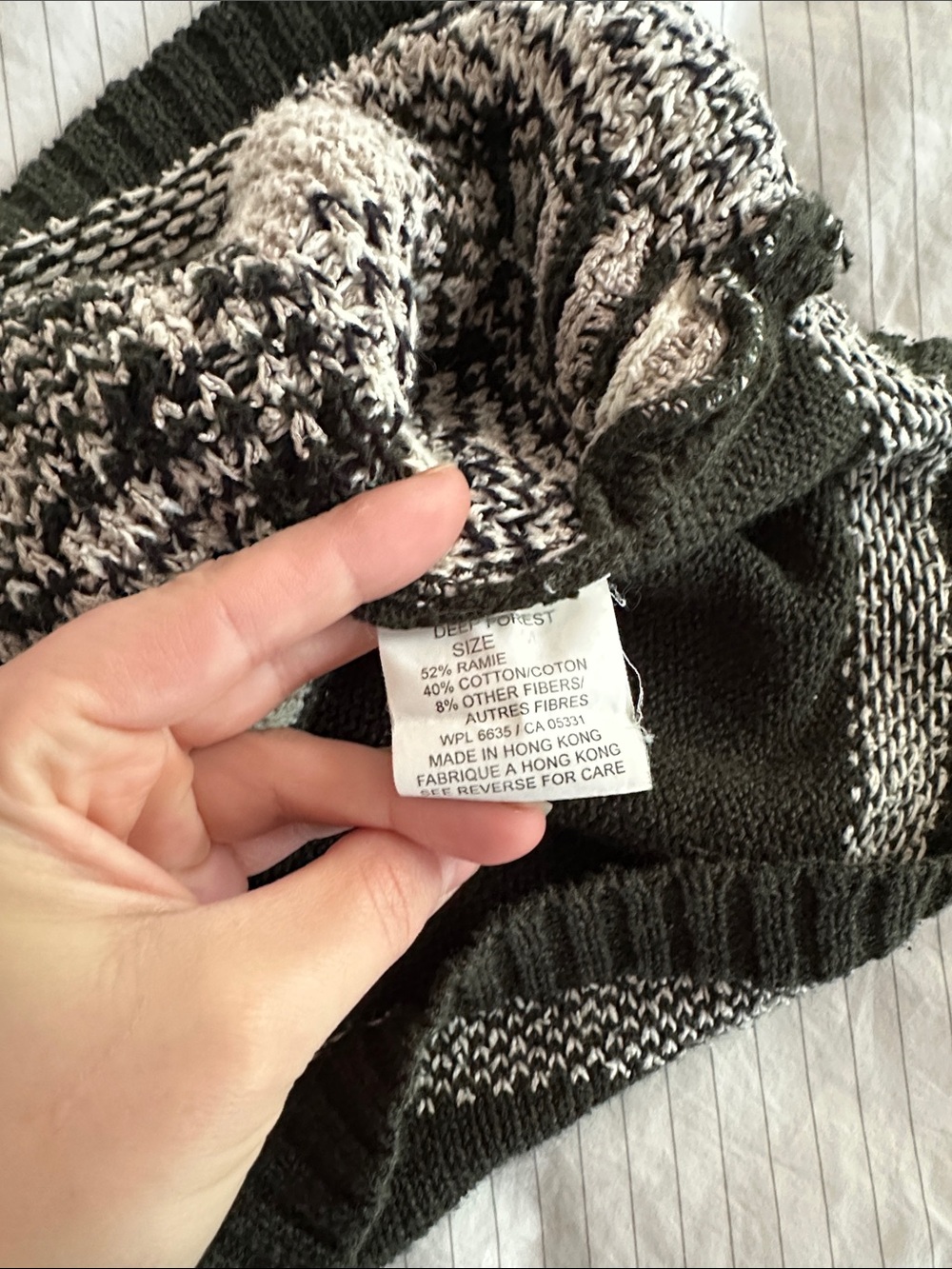 Vintage Woolrich - Forest Green Sheep-Pattern Crewneck Sweater - Picture 4 of 5